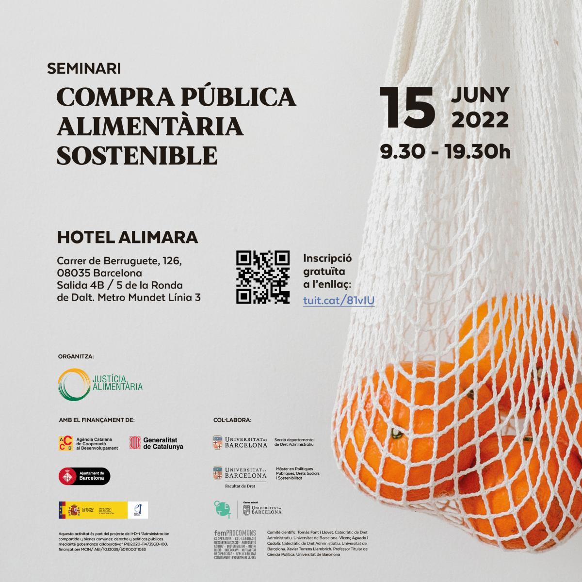 seminario compra pública alimentaria sostenible